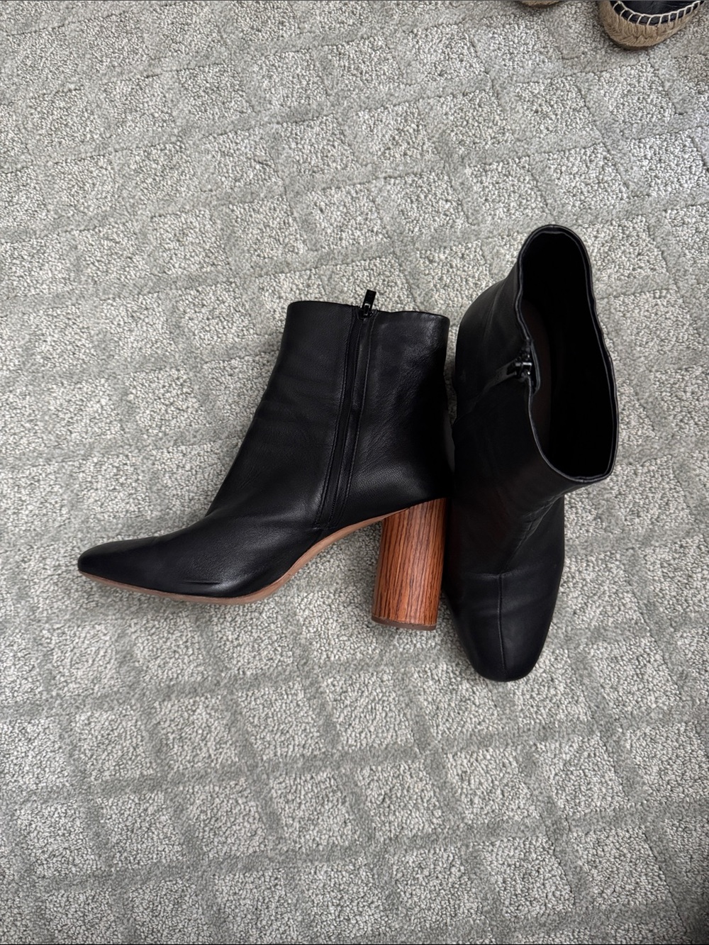 Loeffler Randall womens Wilder (Nappa Leather Boot) with Wood heel - Picture 1 of 5